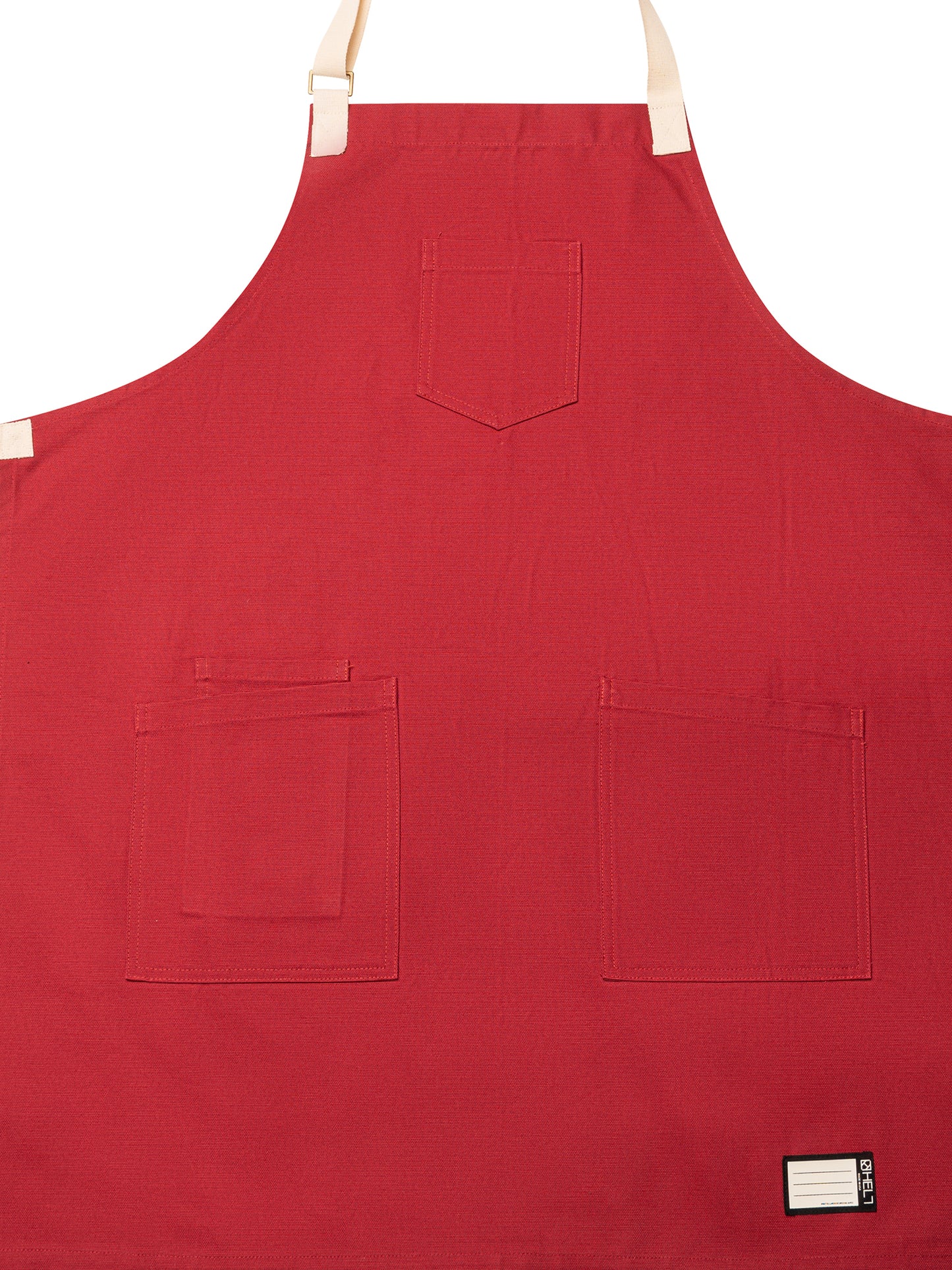 Burgundy Bib Apron