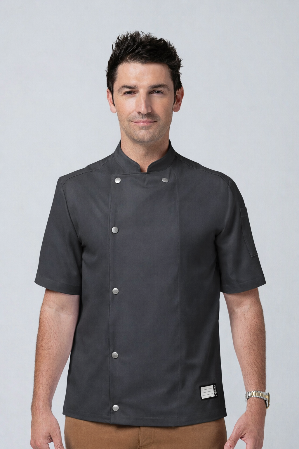 Midtown Chef Coat - Charcoal