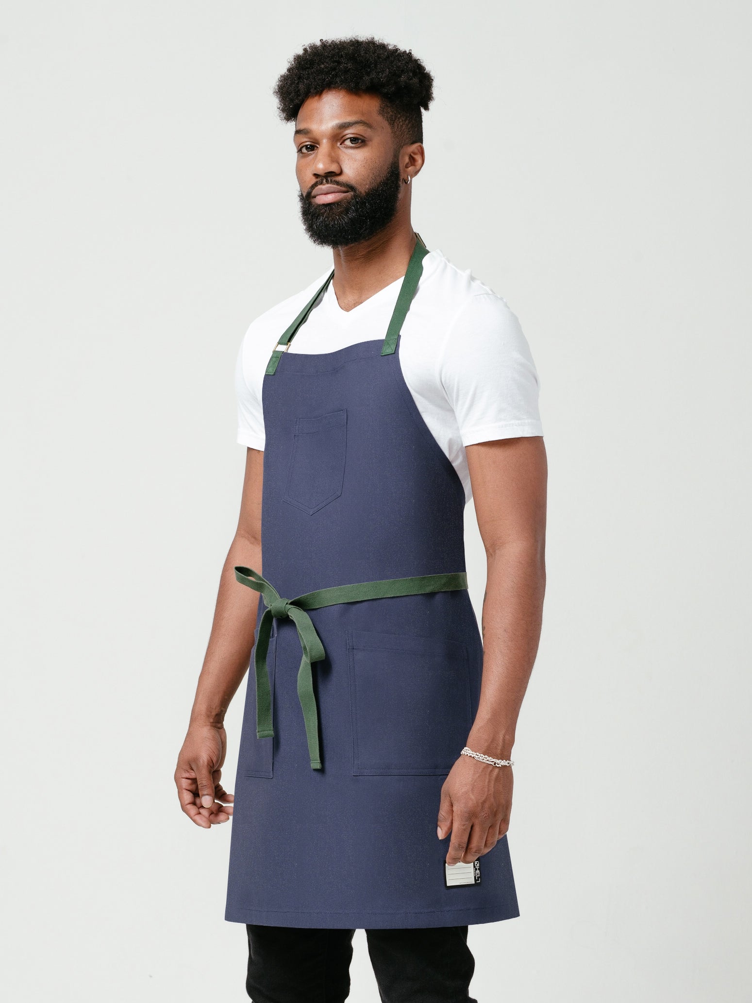 Ursapela Unisex Water Resistant Chef Apron - Adjustable Bib With 3 Pockets For Cooking, Art, Gardening - View #5