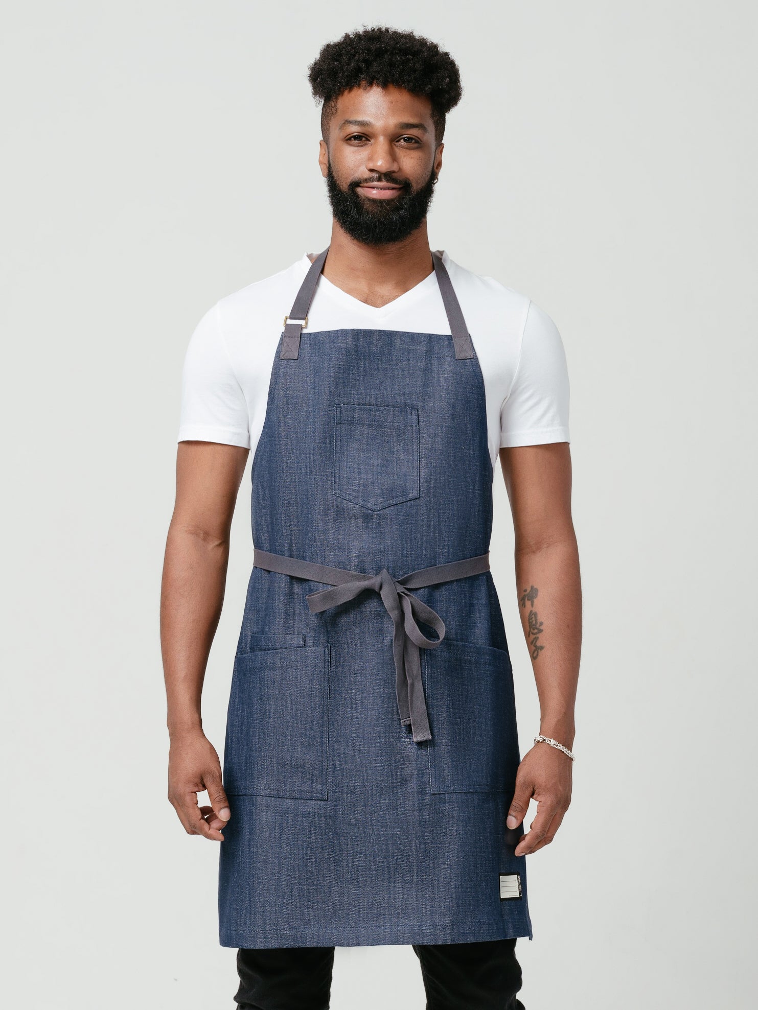 Pin on apron from blue jeans